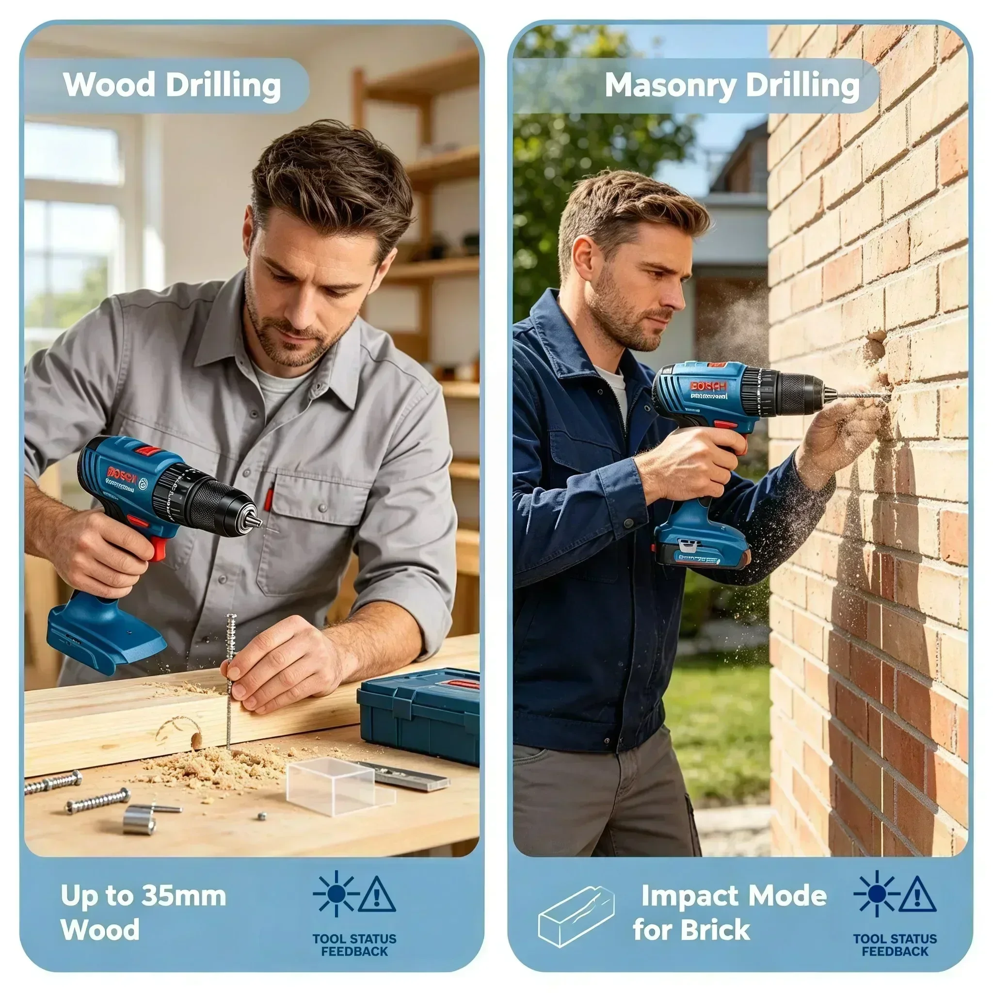 Bosch Drill Gsb 18V - Bosch GSB 185-LI 18V Bürstenloser Akku-Schlagbohrschrauber