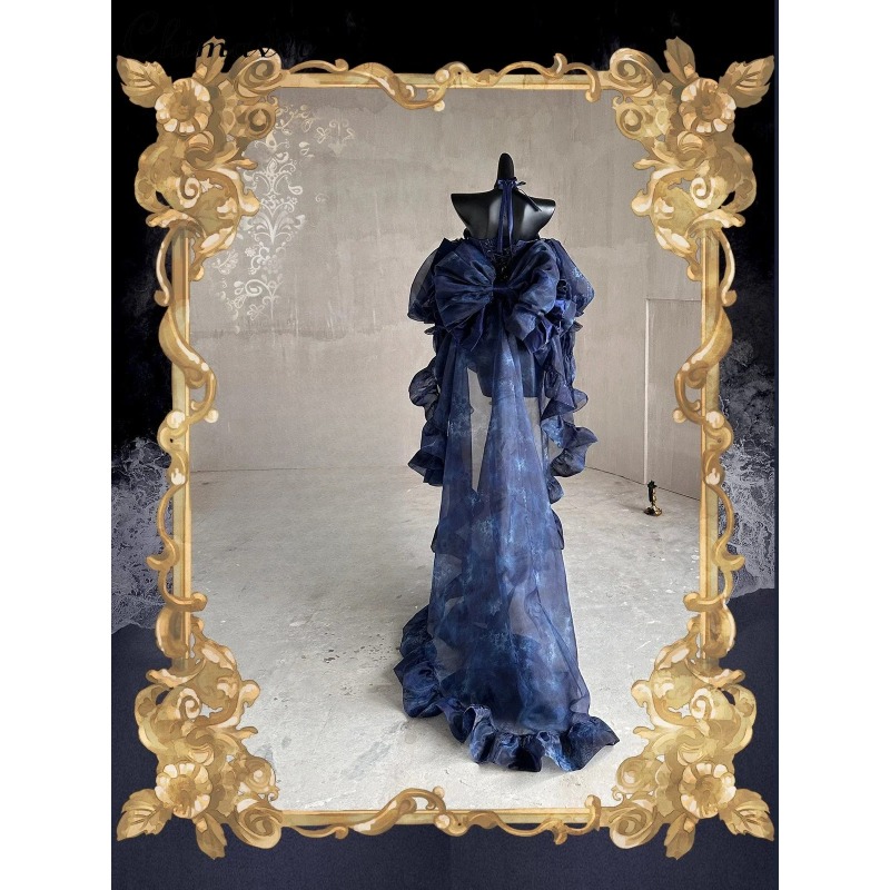 Pipe Bending Spring - Prinzessinnen-Stil Lolita Schleppkleid für Damen Frühling