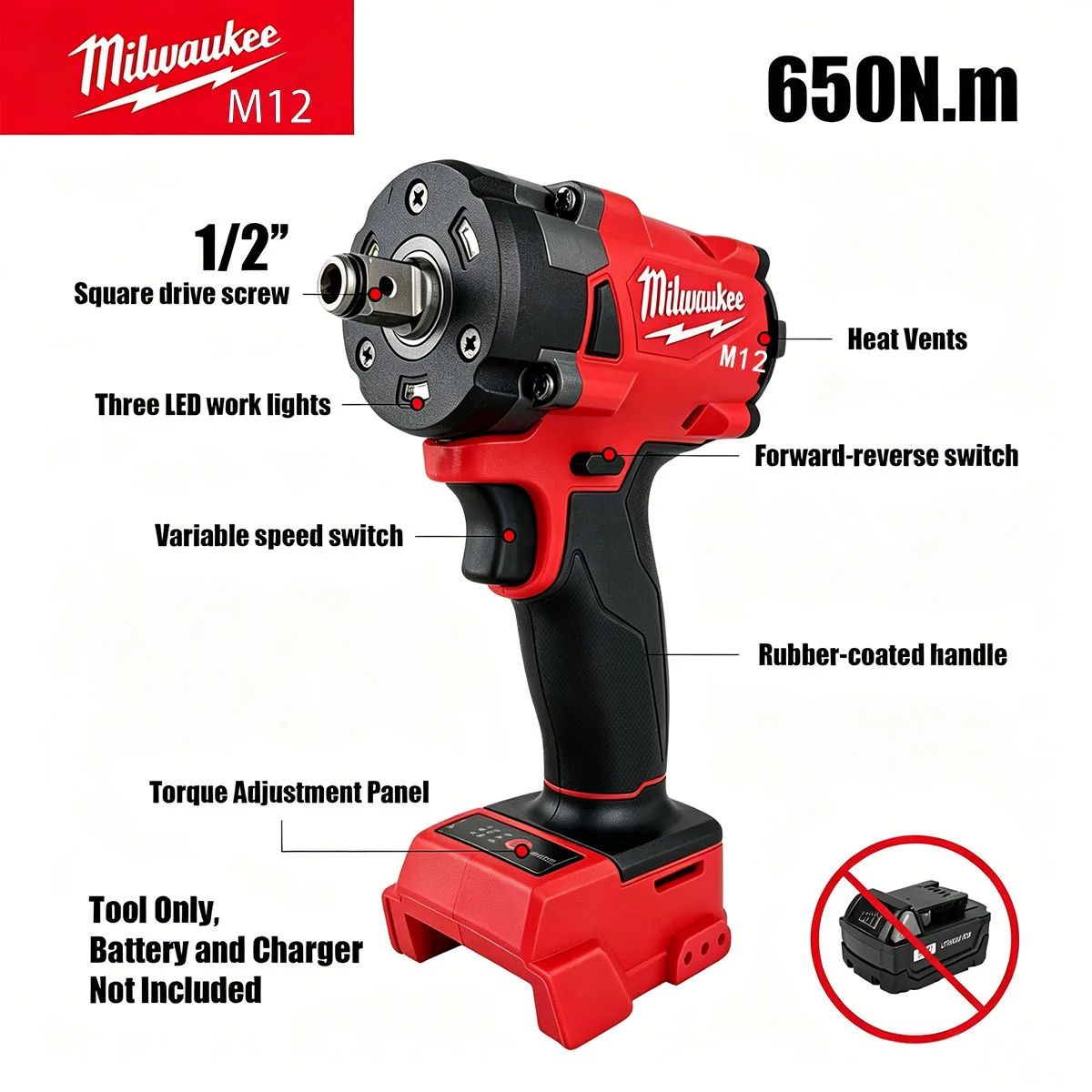 Milwaukee M12 1/2' M18 FUEL Bü – Milwaukee Drill M12 Fuel Bewertung und Preis