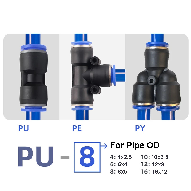 Pneumatische Armaturen, Schnel – Compression Fitting Brass Bewertung und Preis
